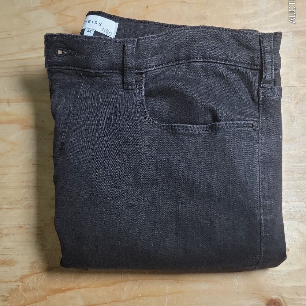 REISS Women's Skinny Black Jeans